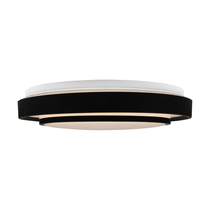 Collection 1-Light 15" Flush Mount Black