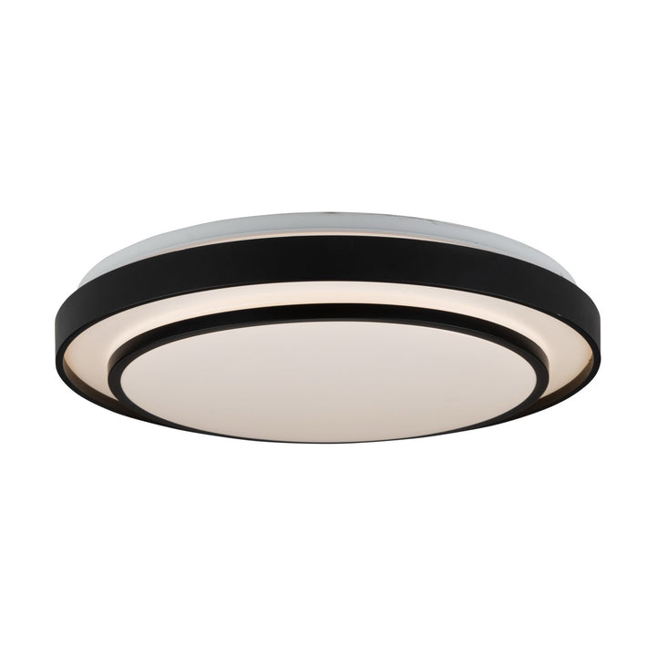 Collection 1-Light 19" Flush Mount Black by Artcraft