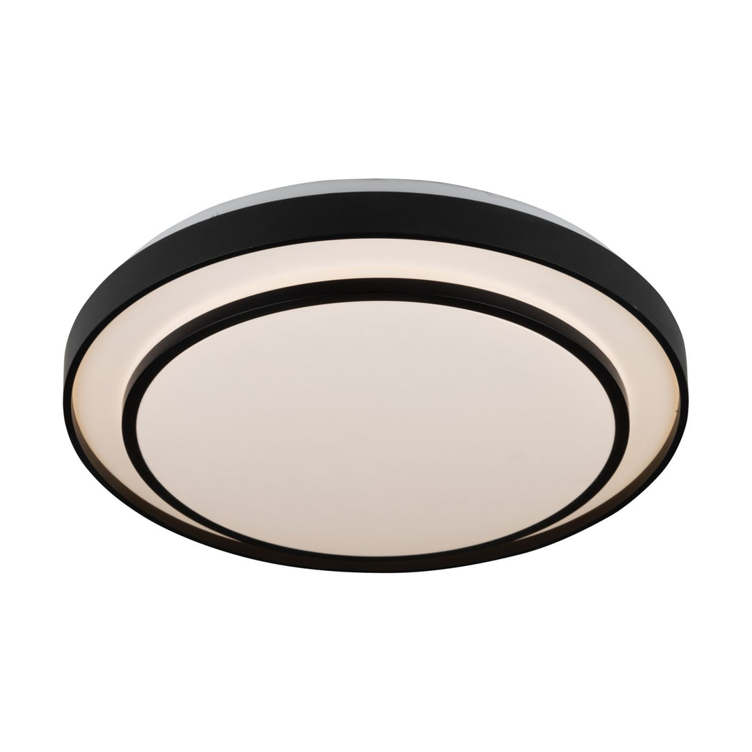 Collection 1-Light 19" Flush Mount Black