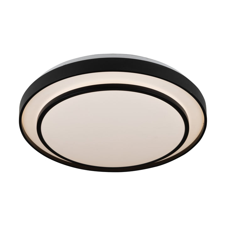 Collection 1-Light 19" Flush Mount Black