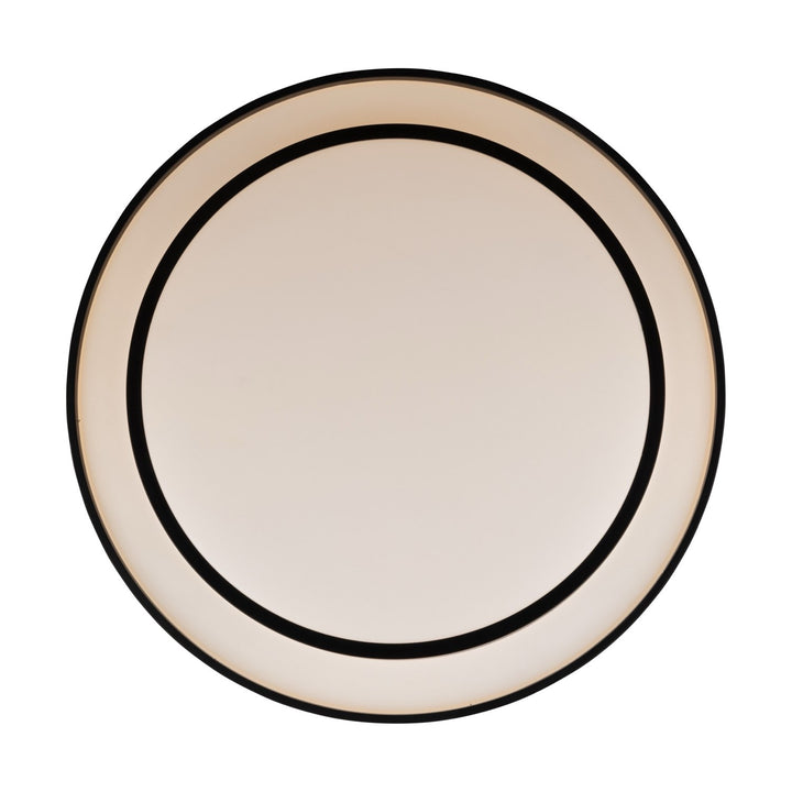 Collection 1-Light 19" Flush Mount Black