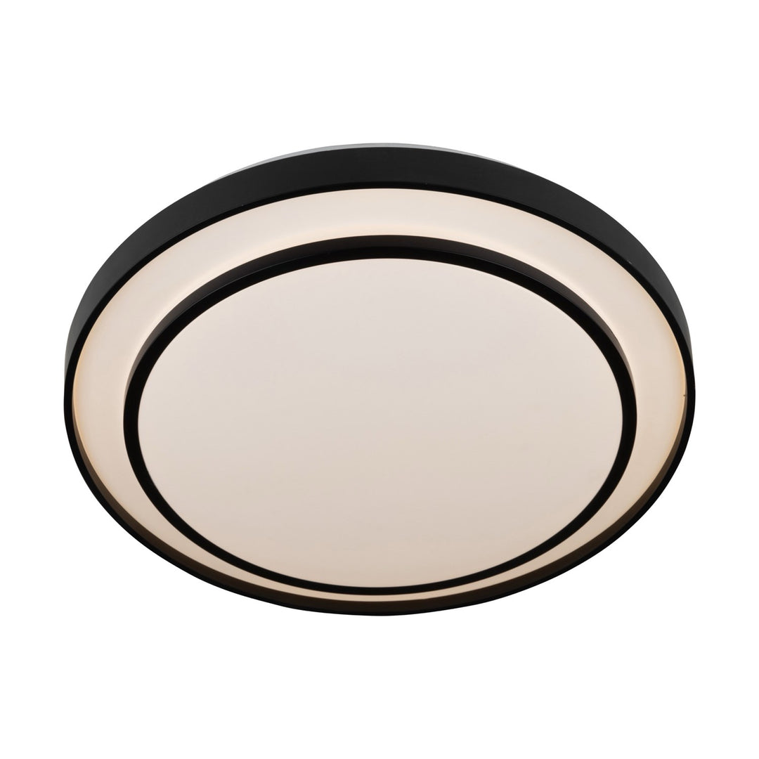 Collection 1-Light 19" Flush Mount Black