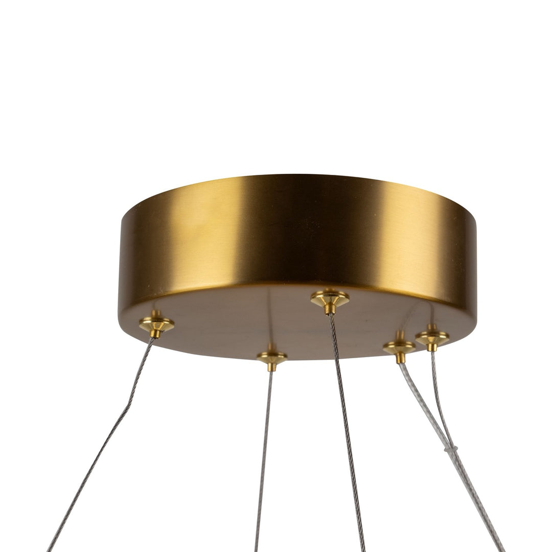 Collection 1-Light 19" Chandelier Brushed Brass
