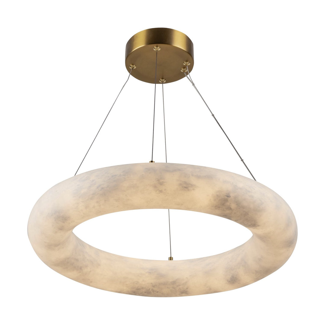 Collection 1-Light 19" Chandelier Brushed Brass
