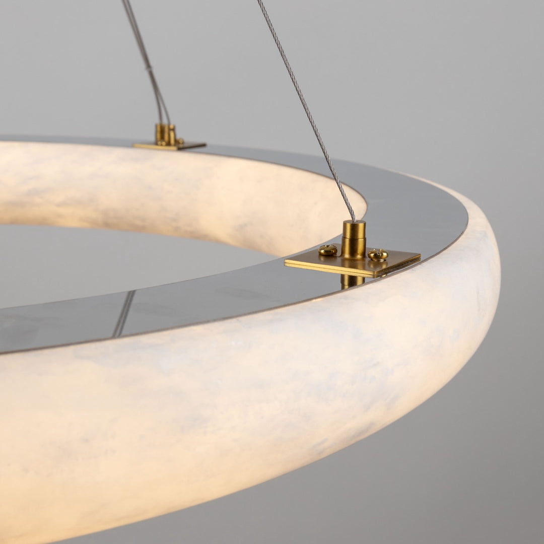 Collection 1-Light 27" Chandelier Brushed Brass