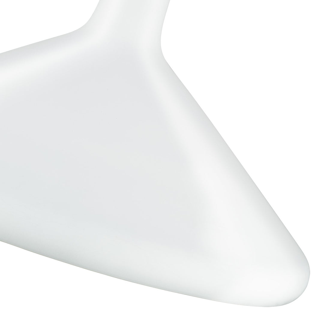 1 Light White Cone Pendant With Brushed Nickel Accents