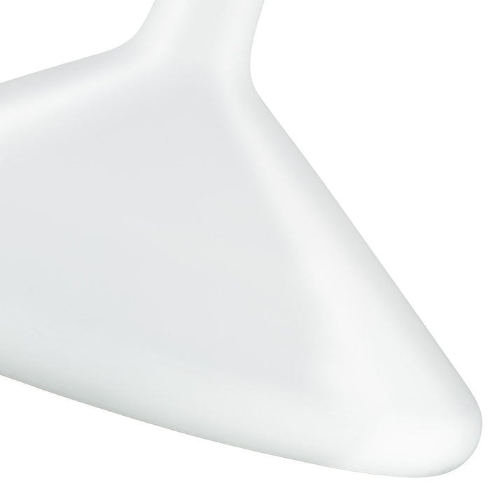 1 Light White Cone Pendant With Brushed Nickel Accents