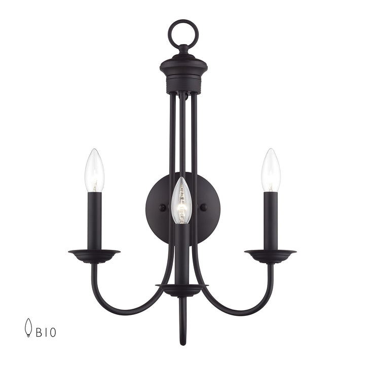 3 Light Bronze Extra Large Wall Sconce by Livex Lighting