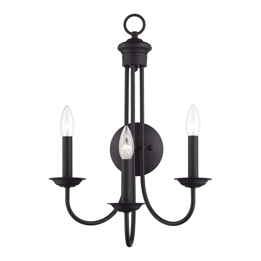 3 Light Bronze Extra Large Wall Sconce