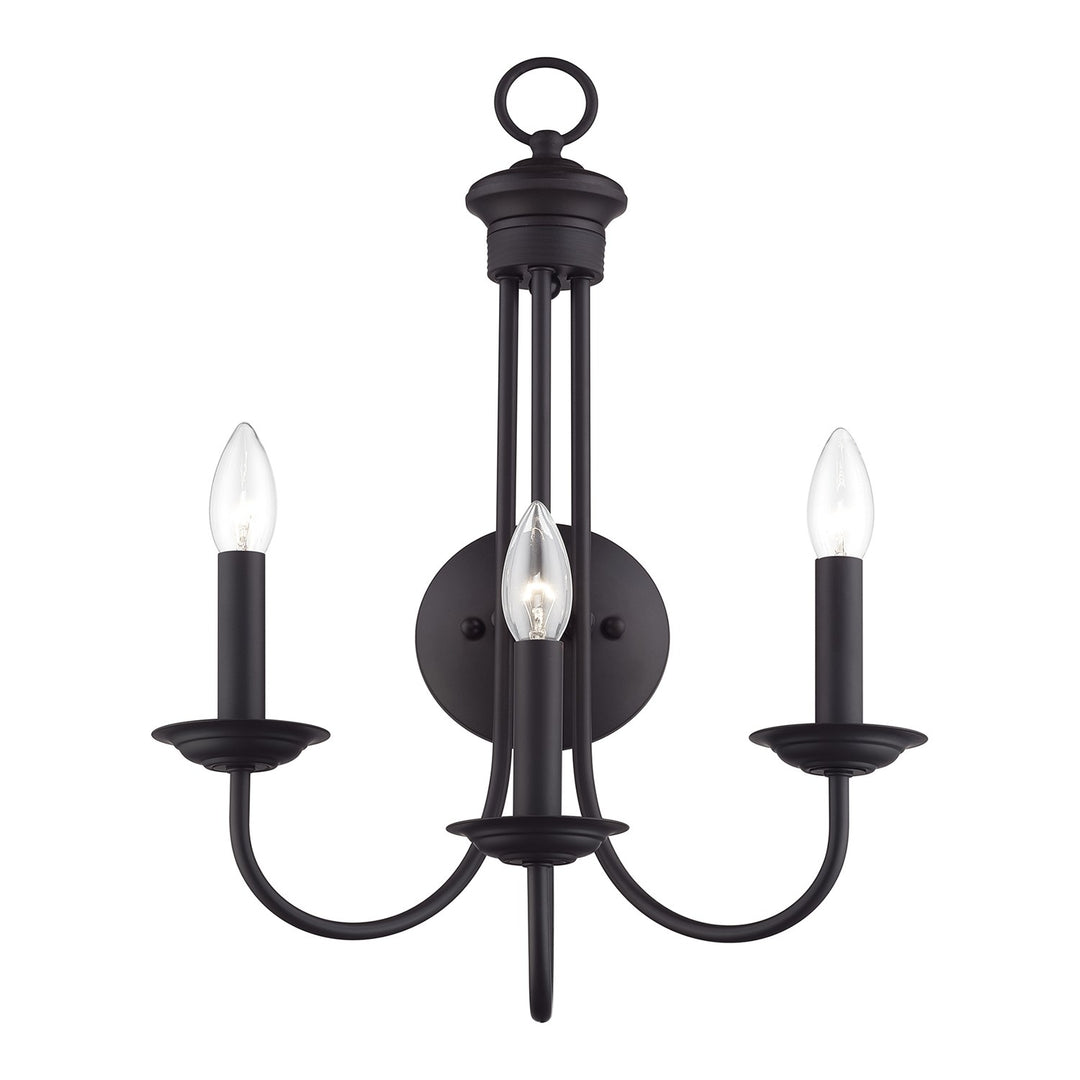 3 Light Bronze Extra Large Wall Sconce