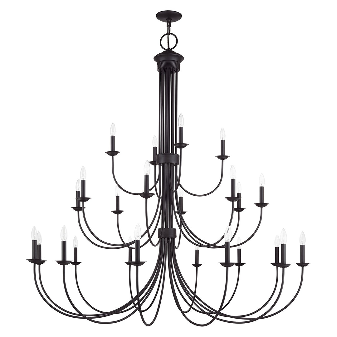 24 Light Bronze Grande Foyer Chandelier