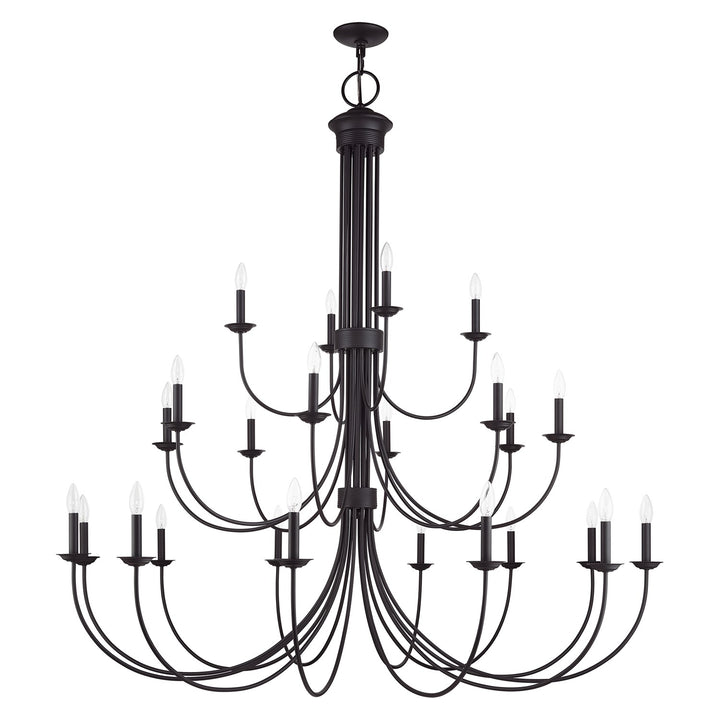 24 Light Bronze Grande Foyer Chandelier