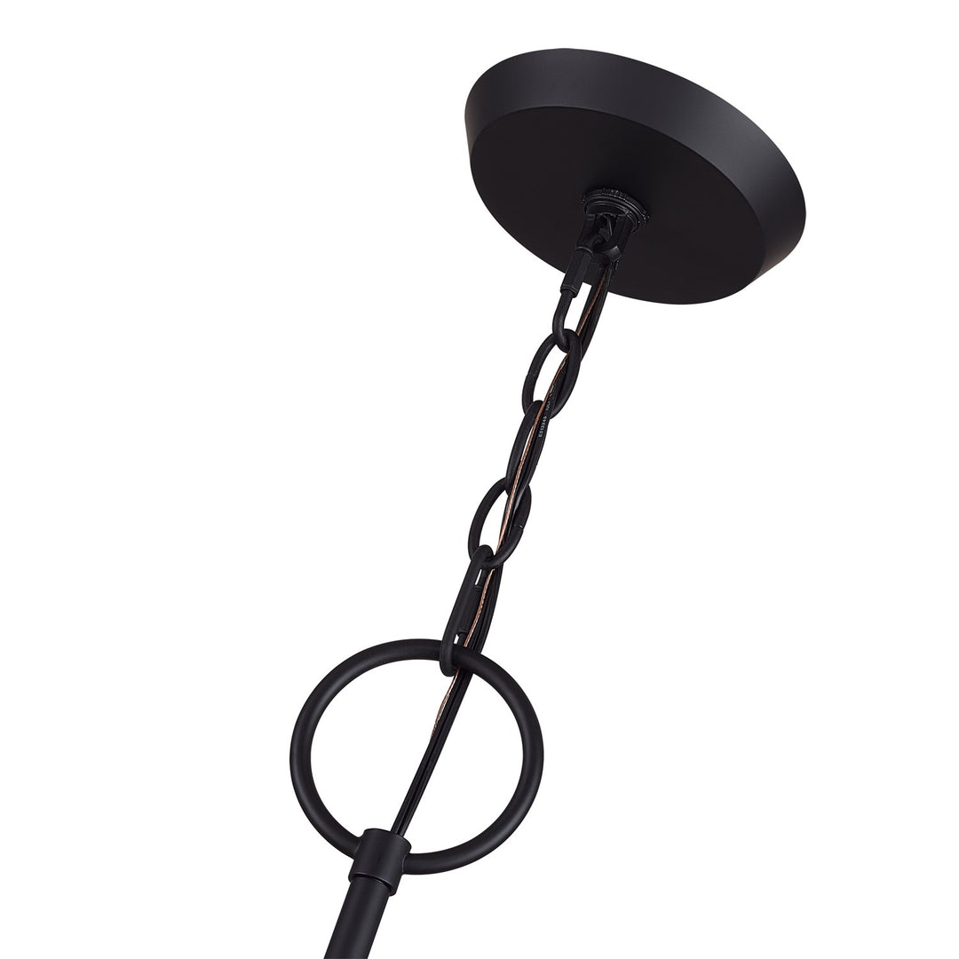 16 Light Black Grande Foyer Chandelier