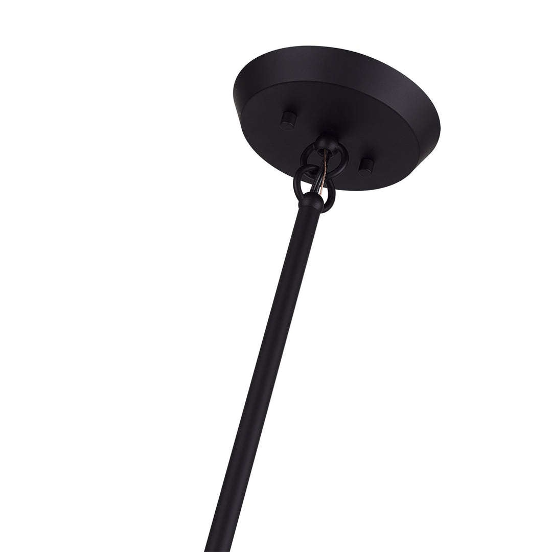 12 Light Black Large Chandelier