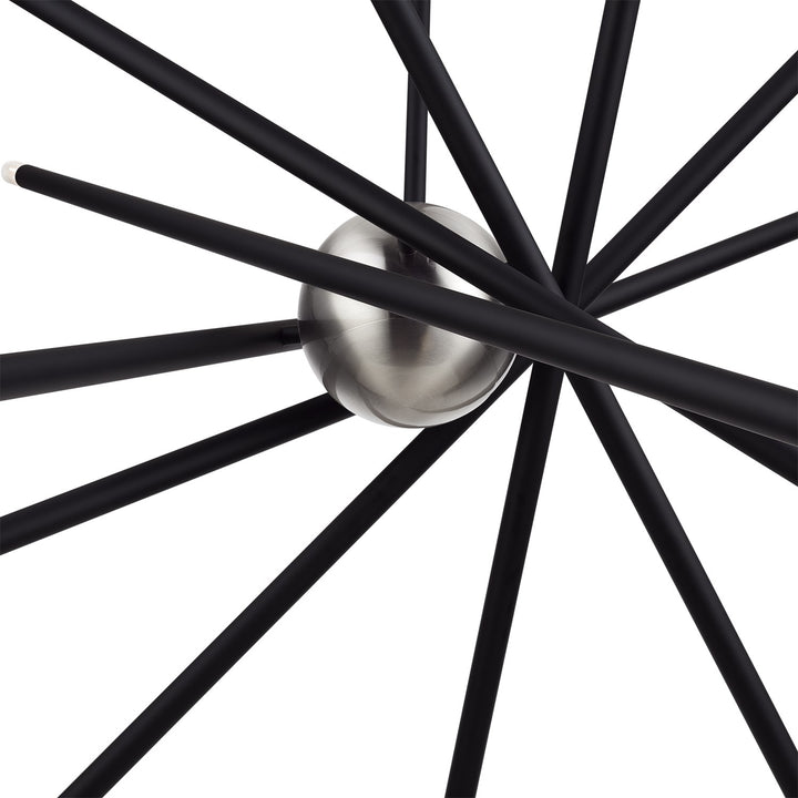 14 Light Black Extra Large Foyer Chandelier
