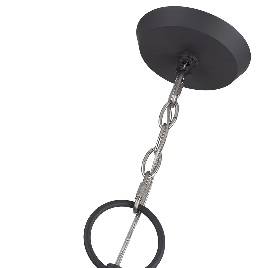 14 Light Scandinavian Gray Extra Large Foyer Chandelier