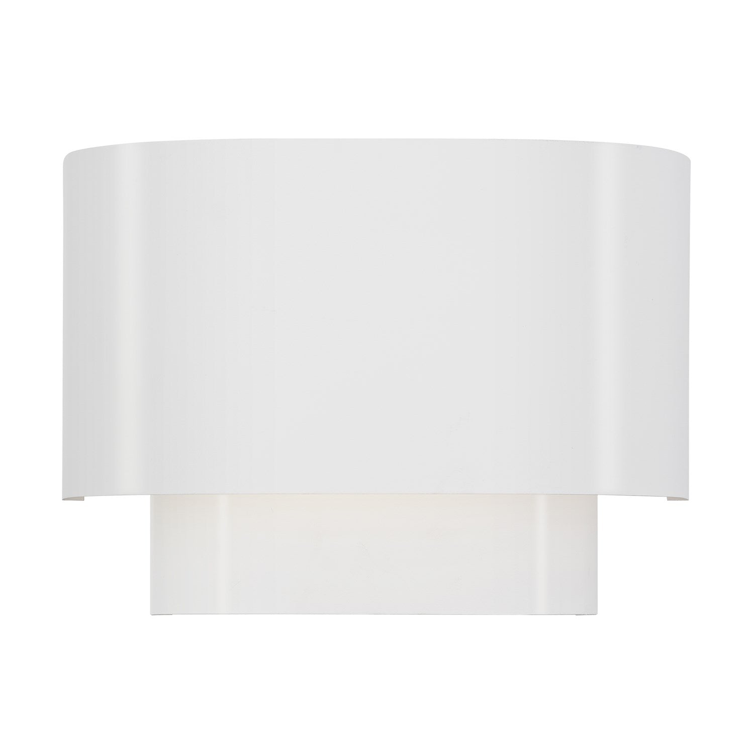 1 Light White Ada Sconce With White Metal Shade With Shiny White Inside by Livex Lighting
