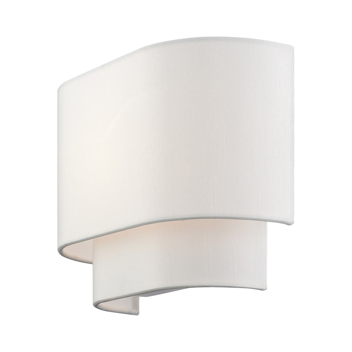 1 Light White Ada Sconce