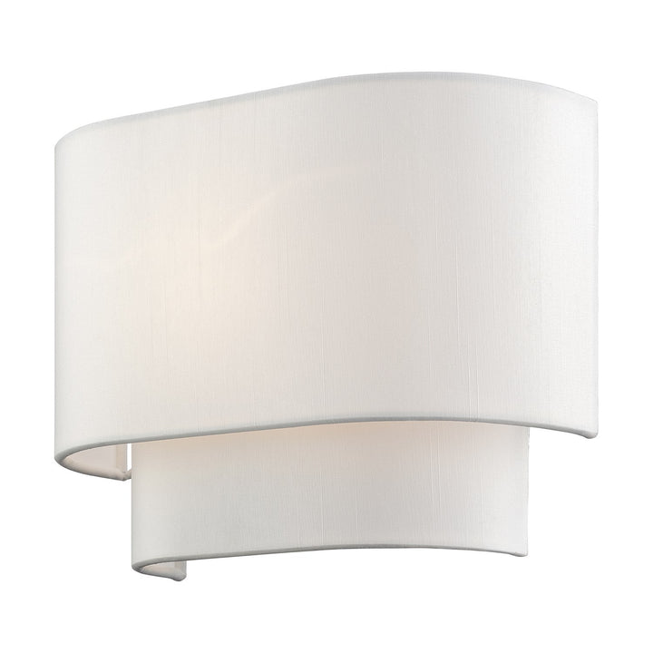 1 Light White Ada Sconce