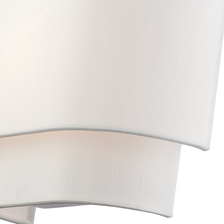 1 Light White Ada Sconce