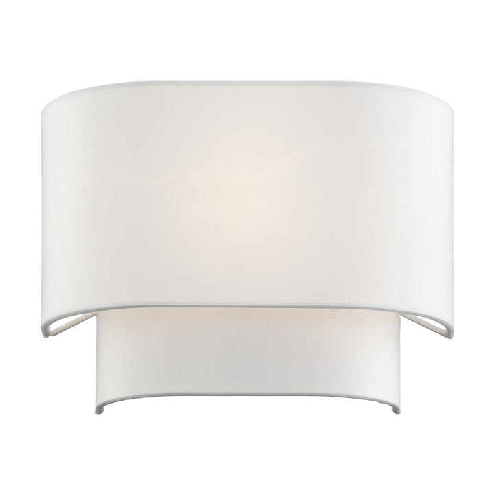 1 Light White Ada Sconce
