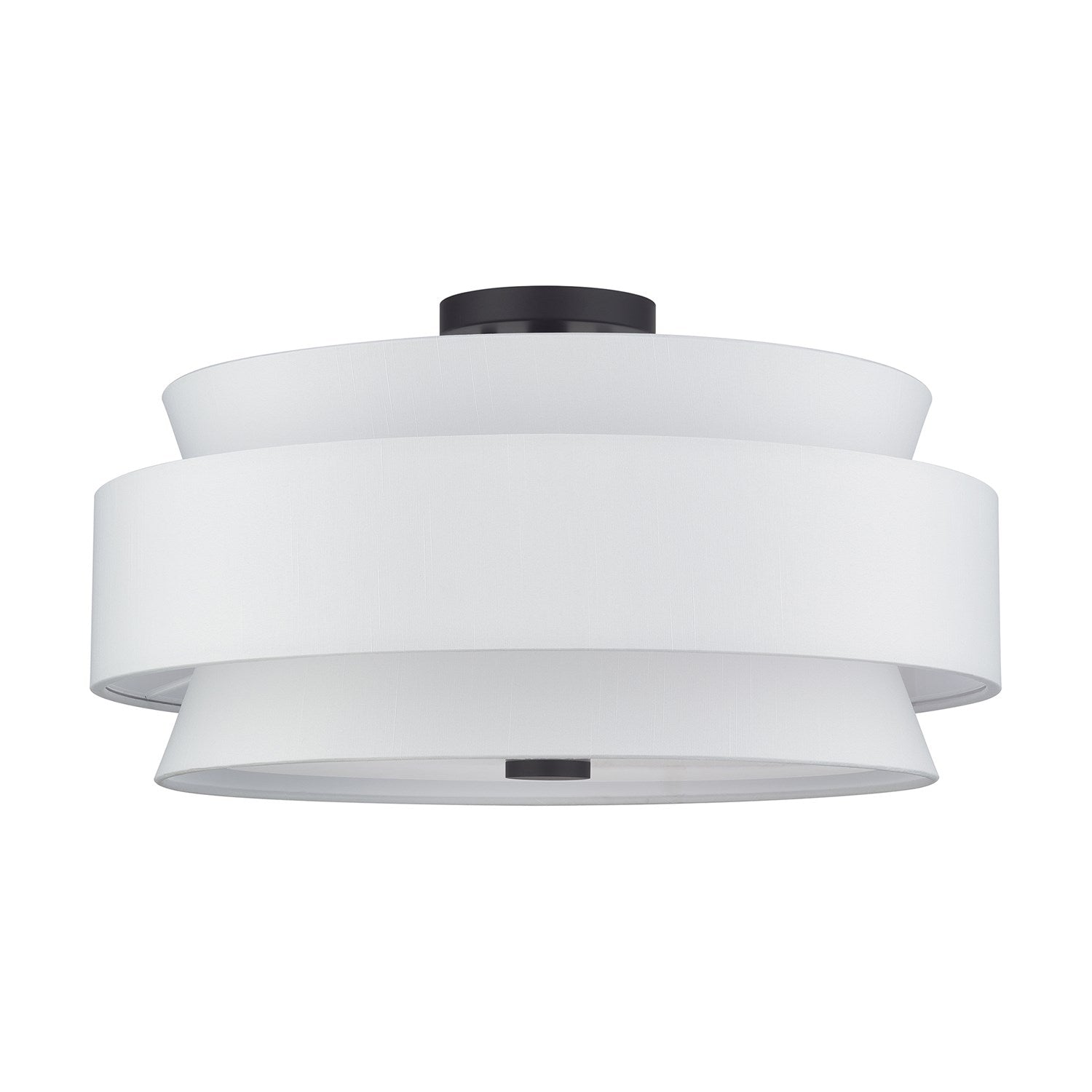 5 Light Bronze Large Semi-Flush
