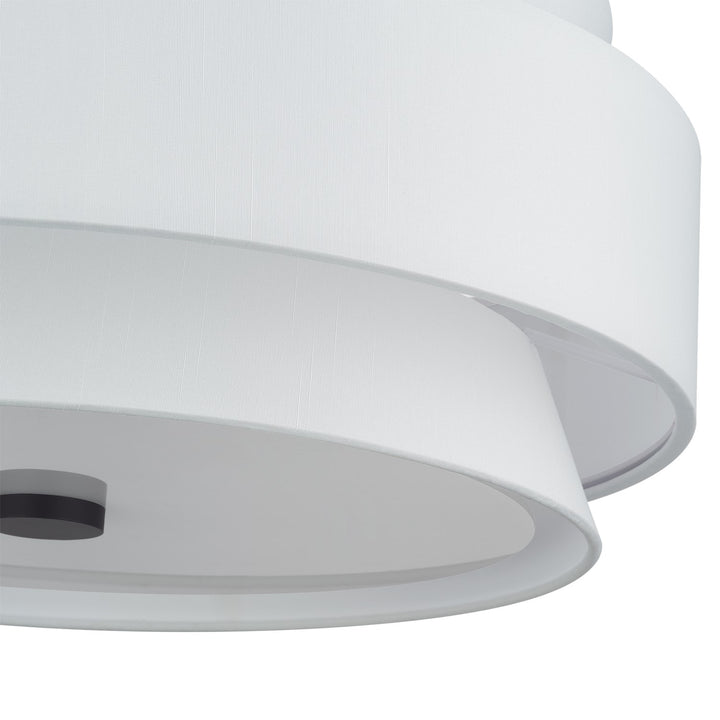 5 Light Bronze Large Semi-Flush