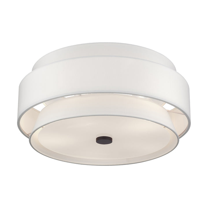 5 Light Bronze Large Semi-Flush