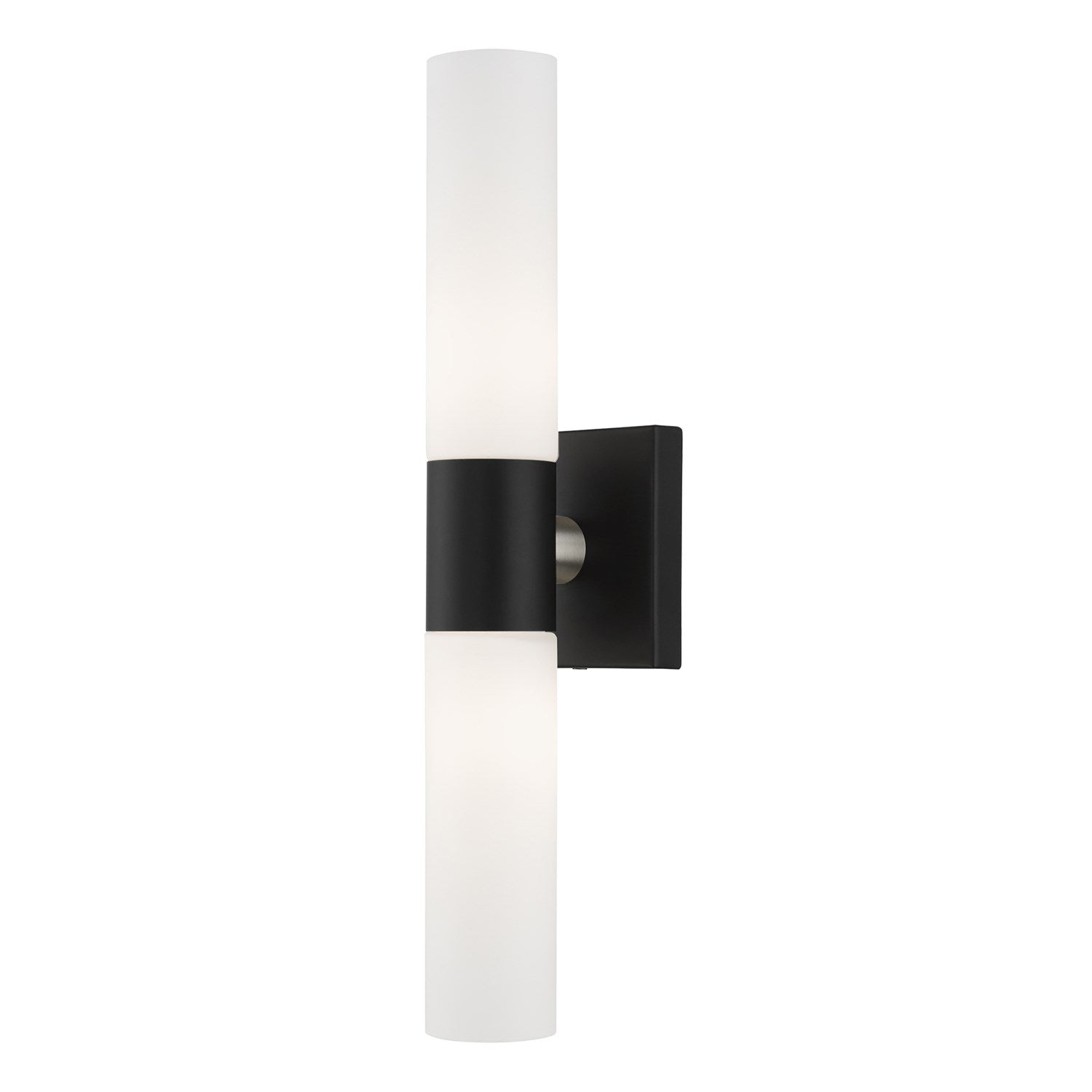 2 Light Black Ada Vanity Sconce by Livex Lighting