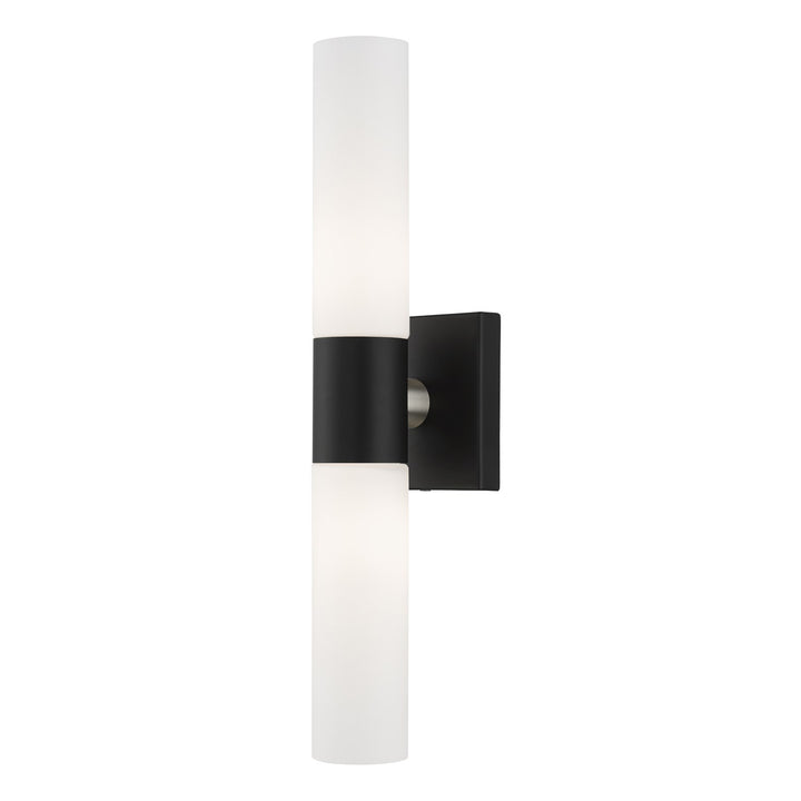 2 Light Black Ada Vanity Sconce by Livex Lighting