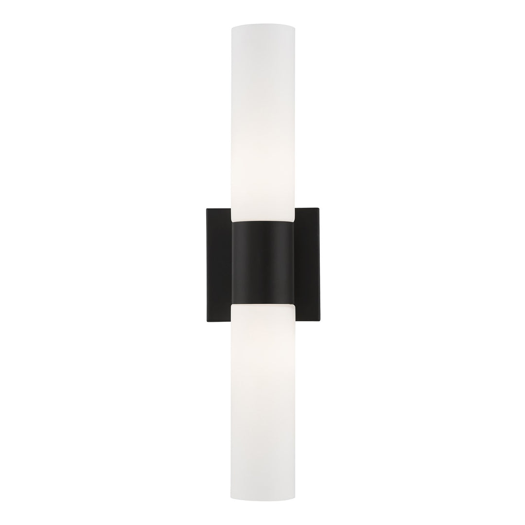 2 Light Black Ada Vanity Sconce