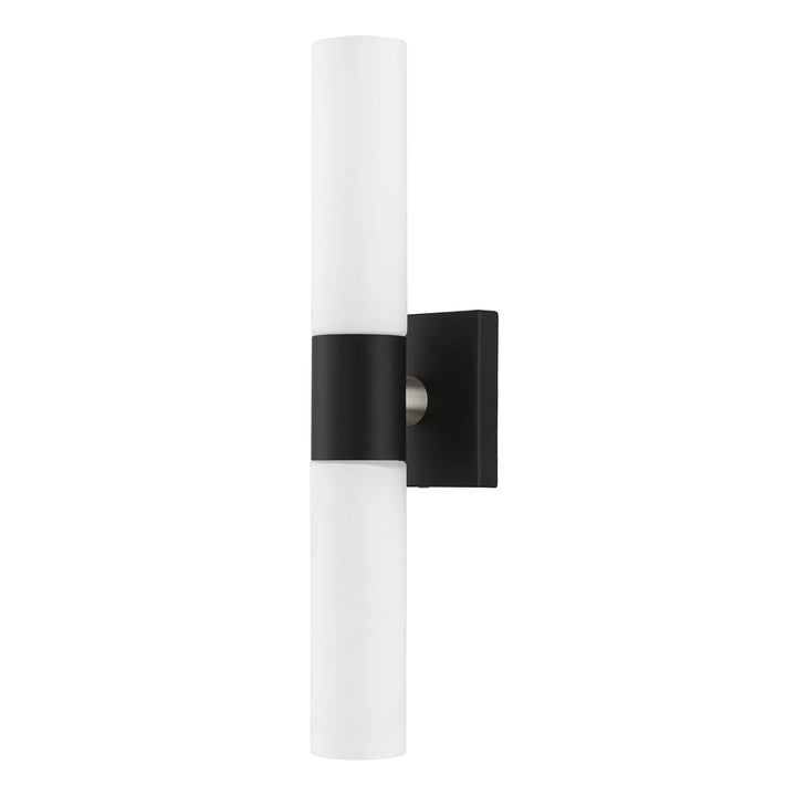 2 Light Black Ada Vanity Sconce
