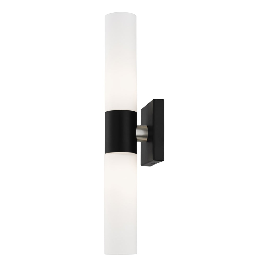 2 Light Black Ada Vanity Sconce