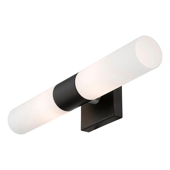 2 Light Black Ada Vanity Sconce