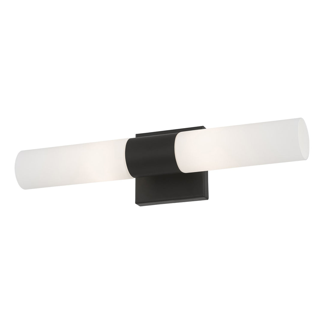 2 Light Black Ada Vanity Sconce