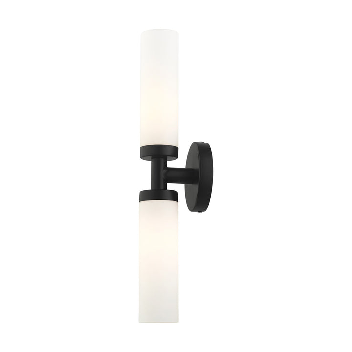 2 Light Black Ada Vanity Sconce