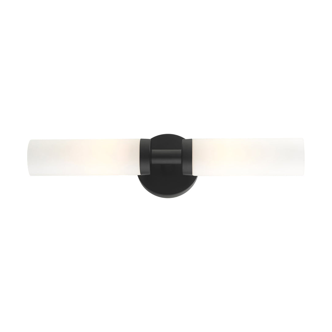 2 Light Black Ada Vanity Sconce