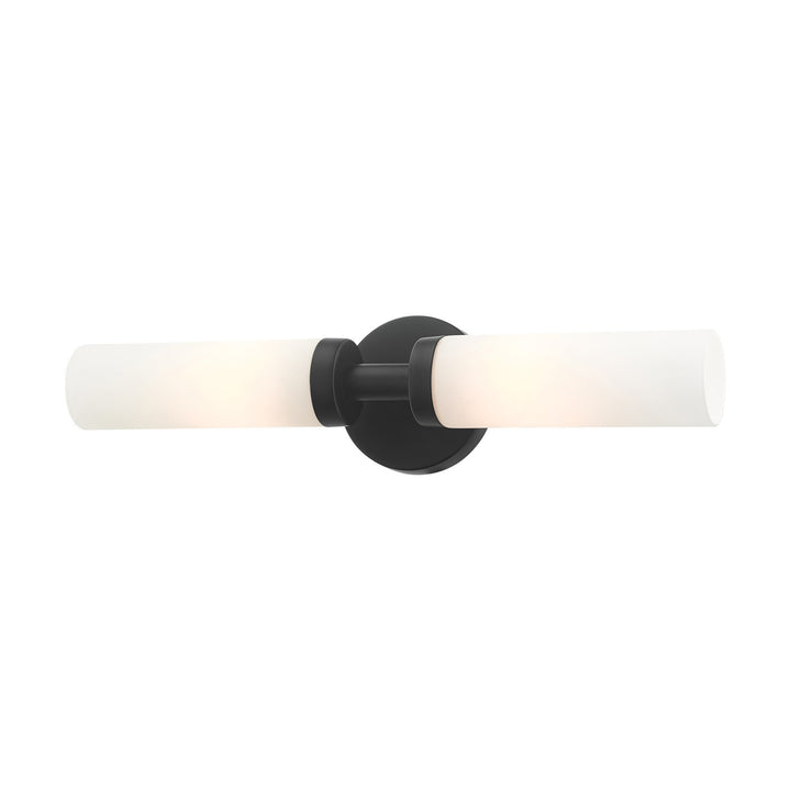 2 Light Black Ada Vanity Sconce