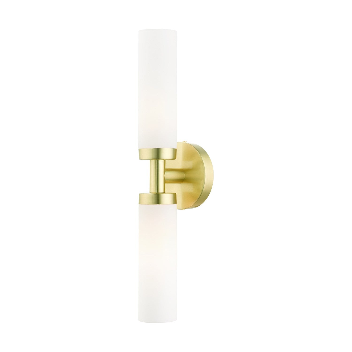 2 Light Satin Brass Ada Vanity Sconce by Livex Lighting