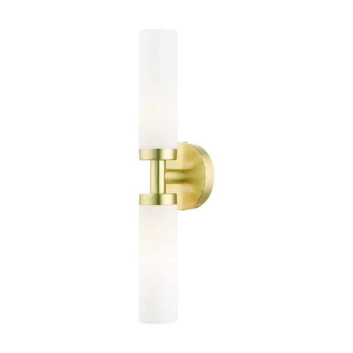2 Light Satin Brass Ada Vanity Sconce by Livex Lighting