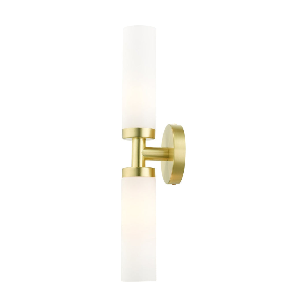2 Light Satin Brass Ada Vanity Sconce