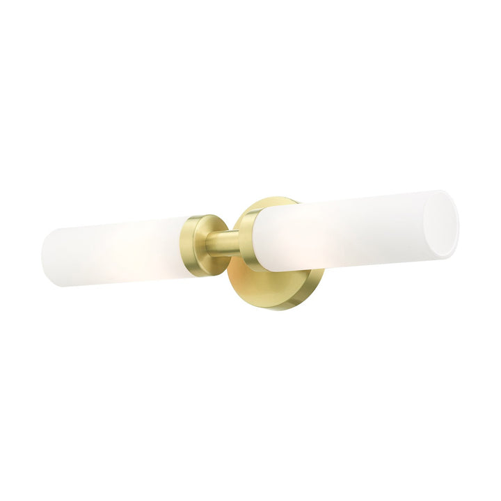 2 Light Satin Brass Ada Vanity Sconce