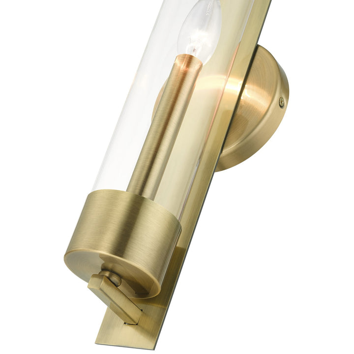 1 Light Antique Brass Ada Single Sconce