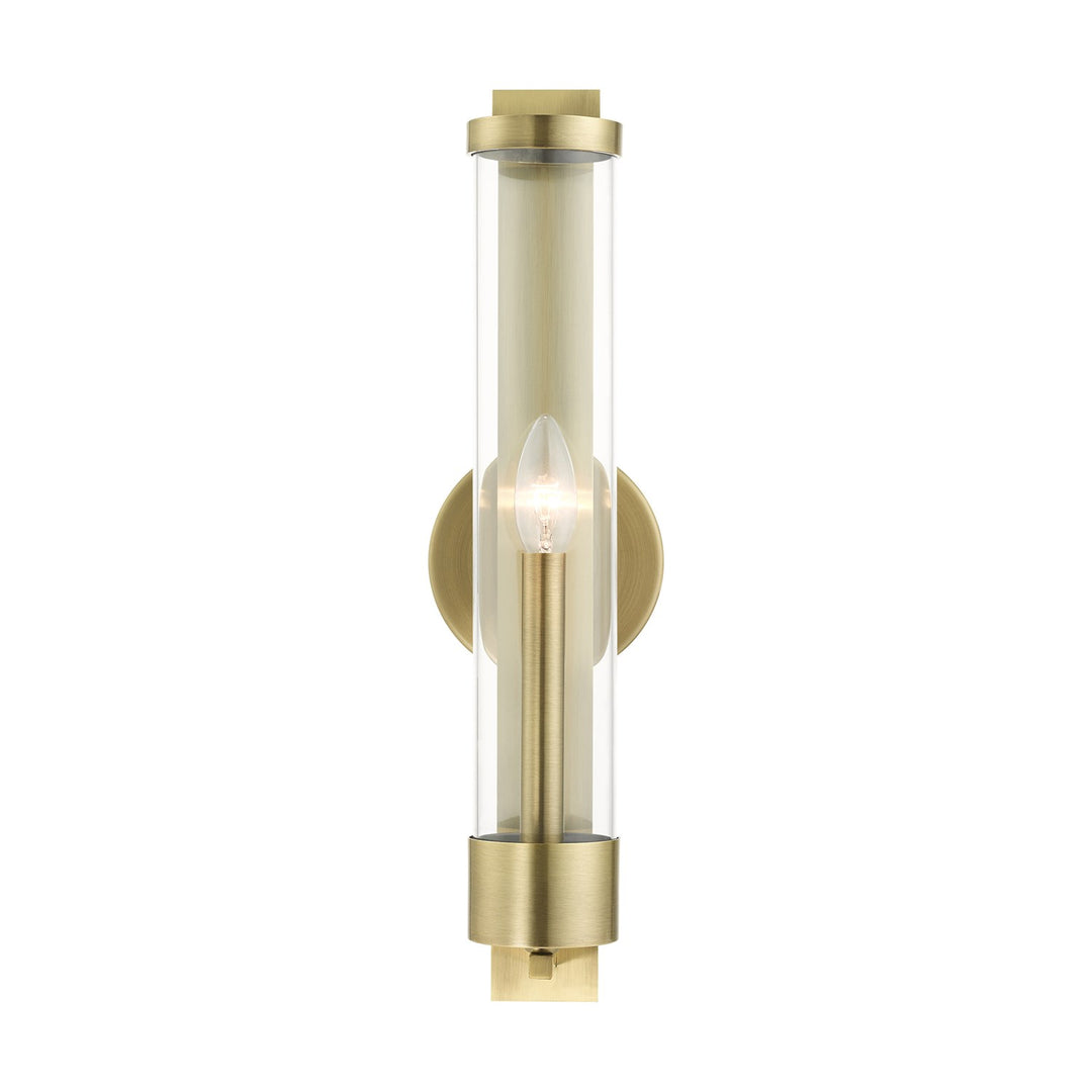 1 Light Antique Brass Ada Single Sconce