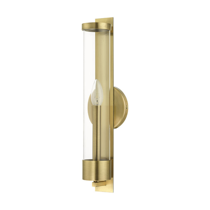 1 Light Antique Brass Ada Single Sconce