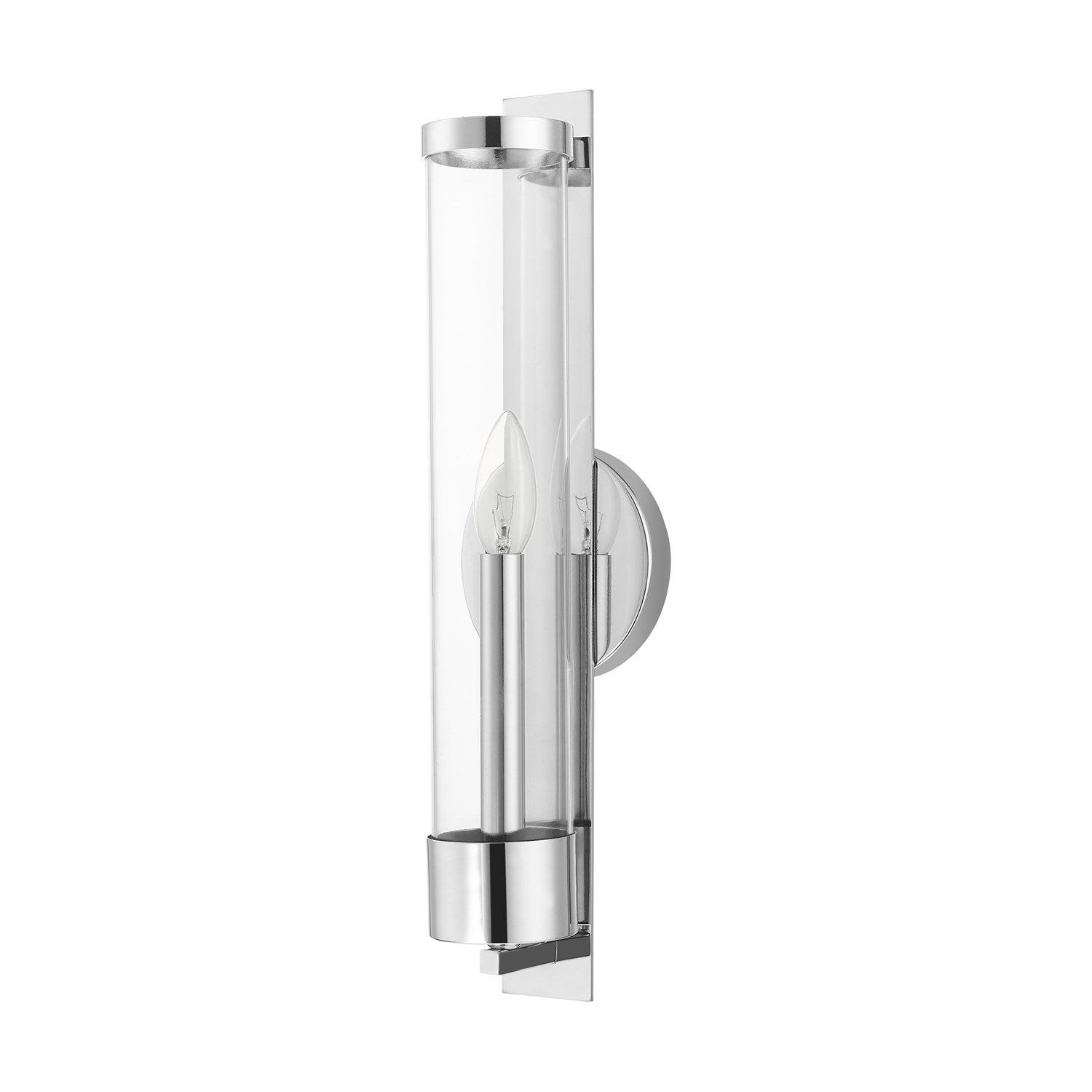 1 Light Polished Chrome Ada Single Sconce