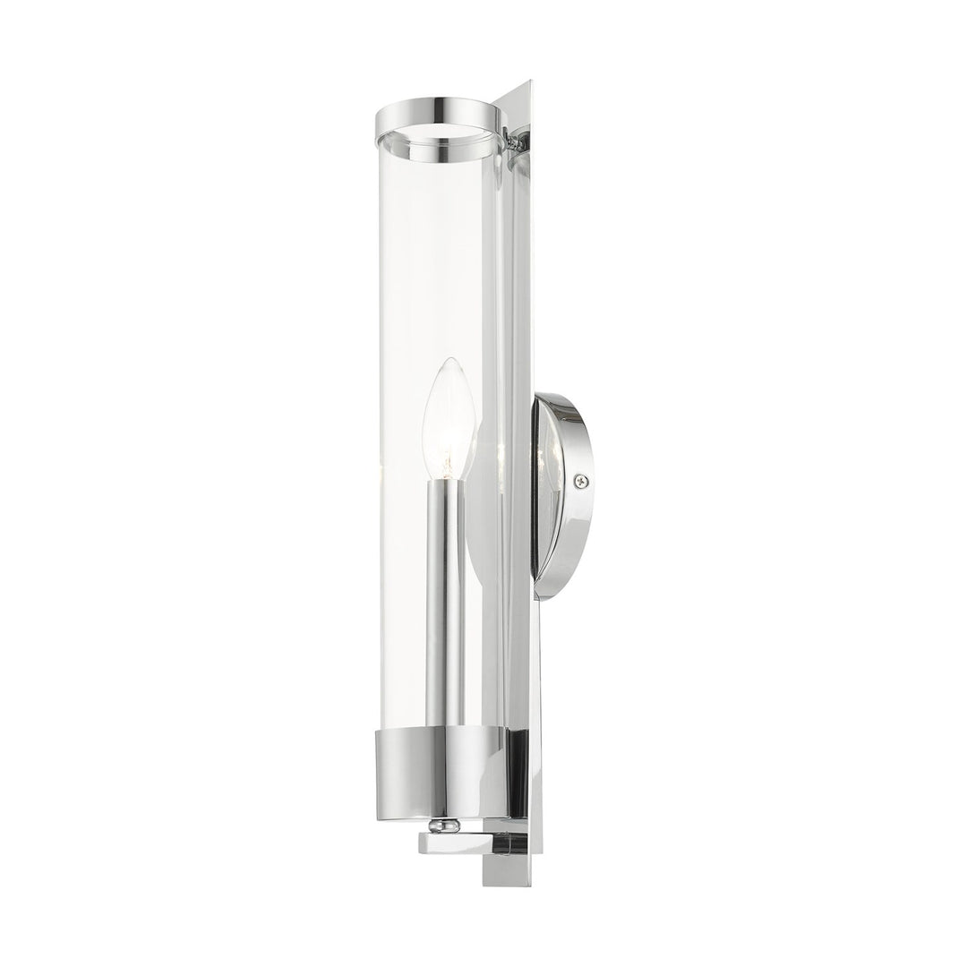 1 Light Polished Chrome Ada Single Sconce