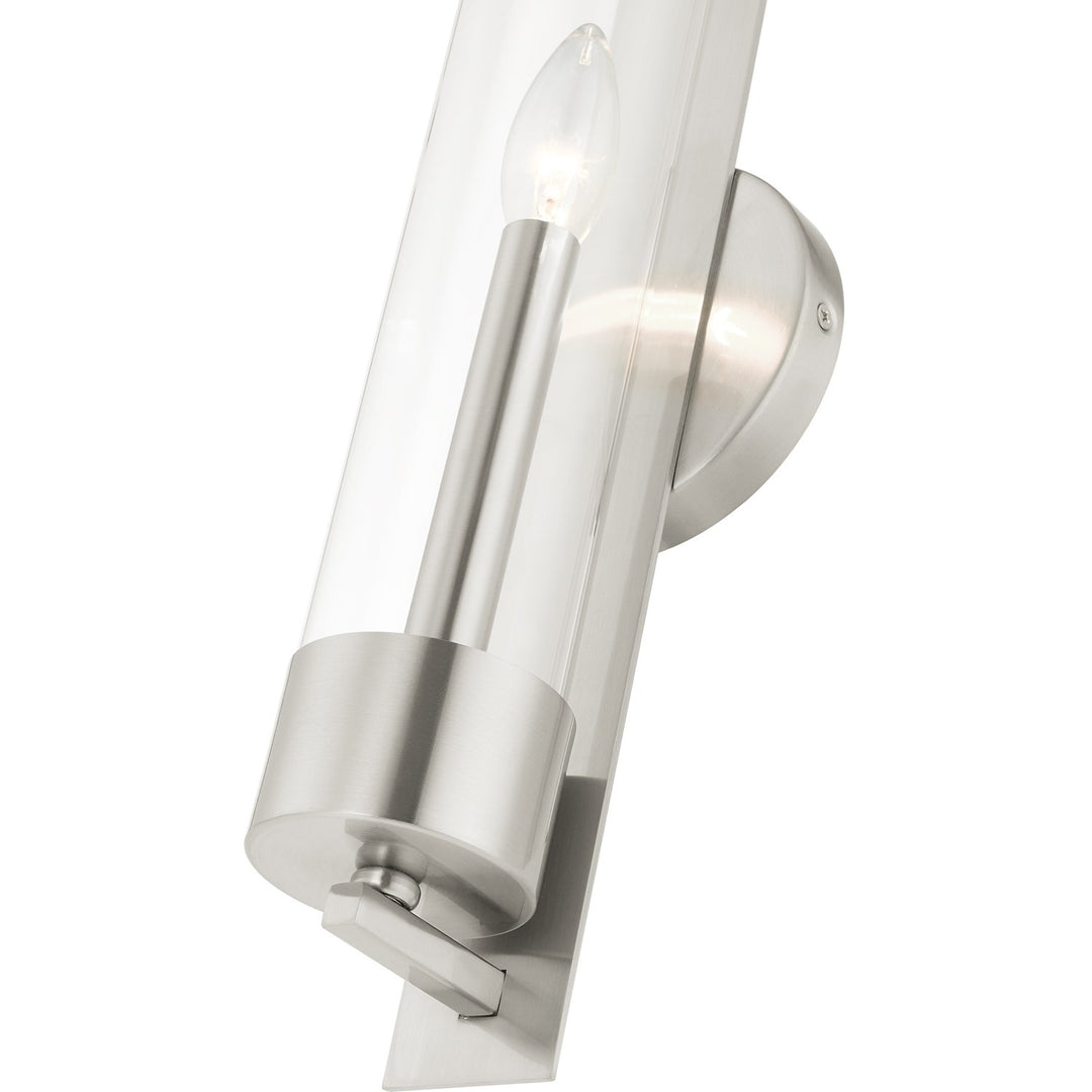 1 Light Brushed Nickel Ada Single Sconce