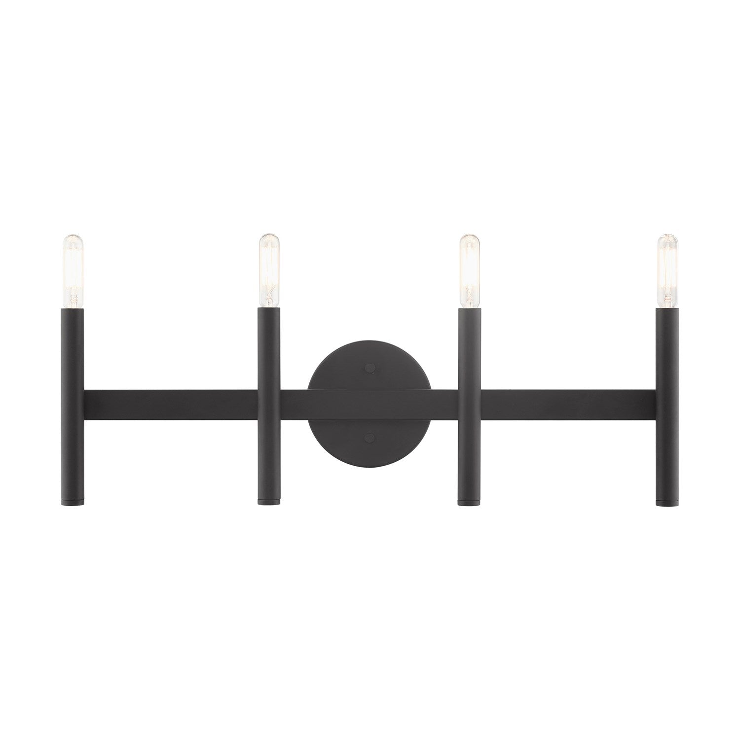 4 Light Black Ada Vanity Sconce by Livex Lighting