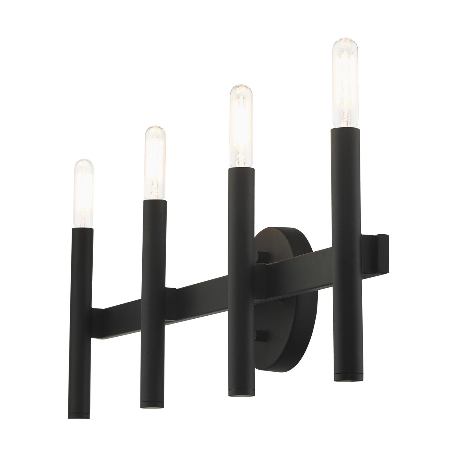 4 Light Black Ada Vanity Sconce